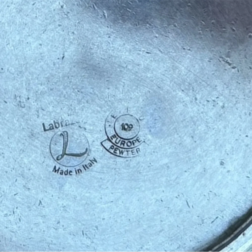 Labrazel San Lorenzo Pewter Canister - Made in Italy